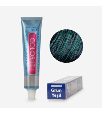 Tanis Professional Grün Yeşil Krem Saç Boyası 60 ml