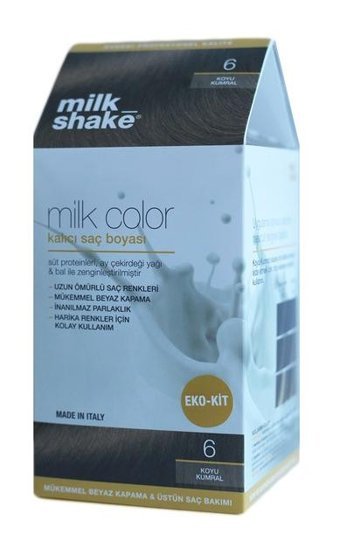 Milk Shake 6E Koyu Kumral Krem Saç Boyası