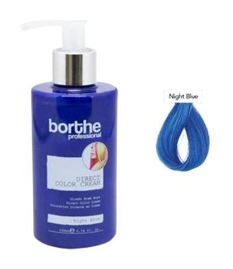 Borthe Night Blue Krem Saç Boyası 200 ml