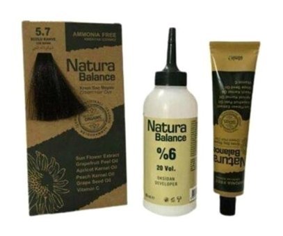 Natura Balance 5.7 Buzul Kahve Krem Saç Boyası