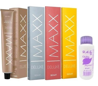 Maxx Deluxe Titanyum Gri Krem Saç Boyası 60 ml