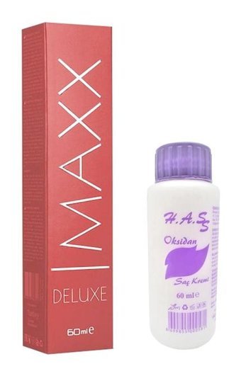 Maxx Deluxe Titanyum Gri Krem Saç Boyası 60 ml