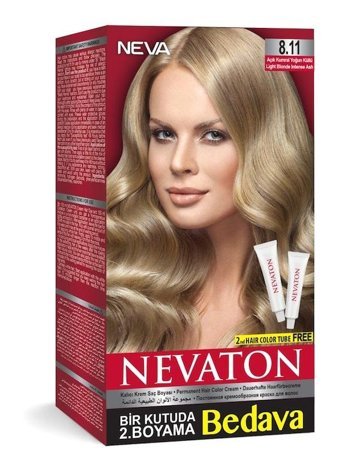 Neva Color 8.11 Açık Kumral Yoğun Krem Saç Boyası