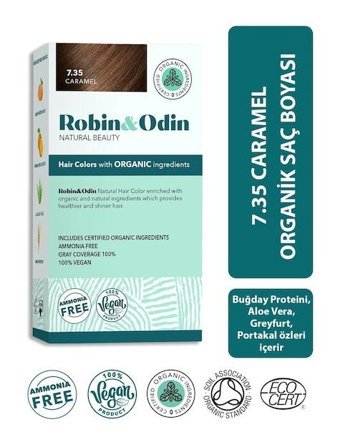 Robin & Odin 7.35 Karamel Likit Saç Boyası