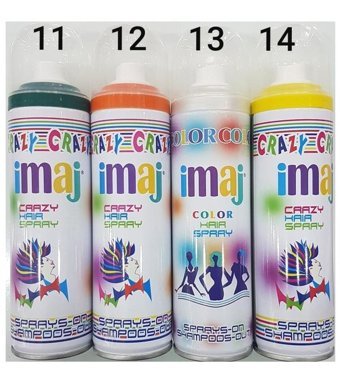 İmaj 12 Turuncu Sprey Saç Boyası