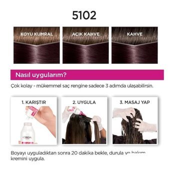 L'Oréal Paris 5102 Cool Mocha Krem Saç Boyası