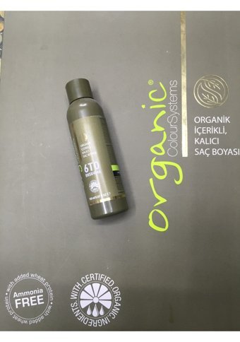 Organic 6To Koyu Karamel Sarı Krem Saç Boyası 150 ml
