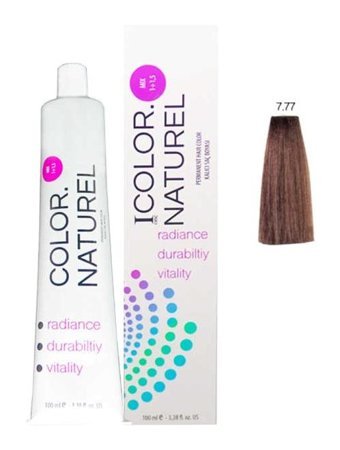 Color Naturel 7.77 Açık Çikolata Kahve Krem Saç Boyası 100 ml