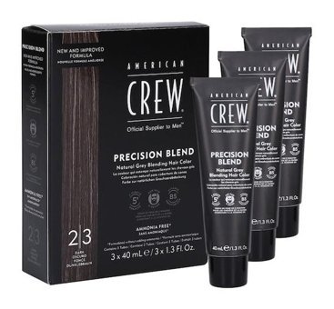 American Crew 2-3 Dark Krem Saç Boyası 3x40 ml