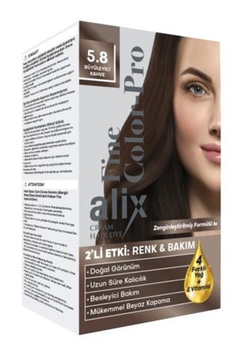 Alix 5.8 Büyüleyici Kahve Krem Saç Boyası 50 ml
