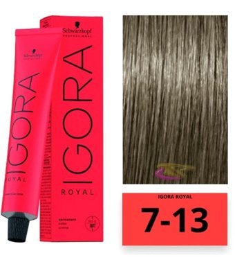 Schwarzkopf 7.13 Kumral Sandre Krem Saç Boyası 60 ml