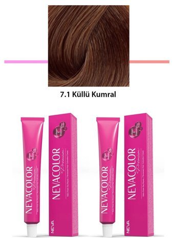 Neva Color 7.1 - Küllü Kumral Krem Saç Boyası 2x50 ml