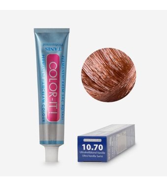 Tanis Professional 10.70 Ultra Vanilya Sarısı Krem Saç Boyası 60 ml