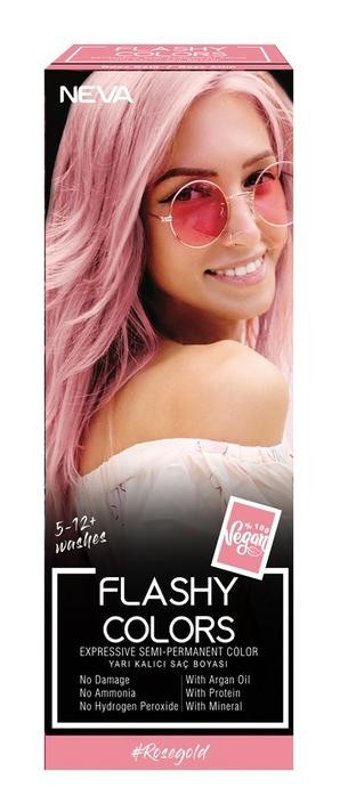 Neva Color Roze Altın Krem Saç Boyası 100 ml