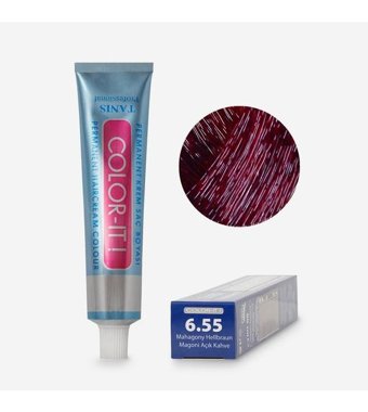 Tanis Professional 6.55 Maun Açık Kahverengi Krem Saç Boyası 60 ml