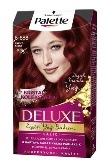 Palette 6.888 Yakut Kızılı Krem Saç Boyası 50 ml