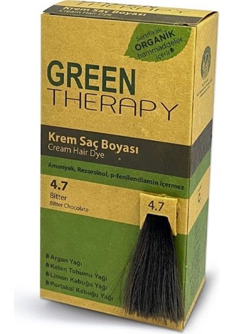 Green Therapy 4.7 Bitter Chocolate Krem Saç Boyası