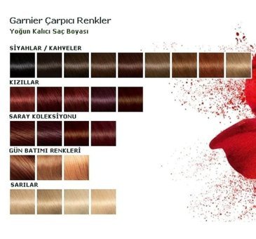 Garnier 6.35 Çarpıcı Altın Kahve Krem Saç Boyası