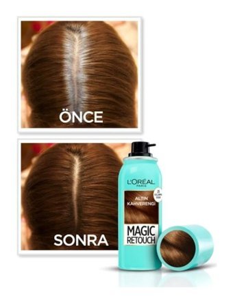 L'Oréal Paris Altın Kahverengi Sprey Saç Boyası