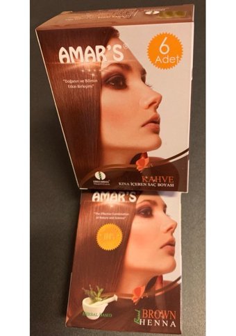Amars 04 Kahve Toz Saç Boyası 6x10 Gr
