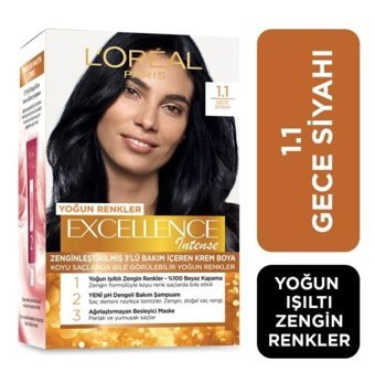L'Oréal Paris 15 Gece Siyahı Krem Saç Boyası