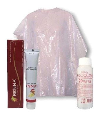 Renna 6.34 Kumral Bakır Krem Saç Boyası 60 ml