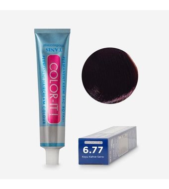 Tanis Professional 6.77 Koyu Kahve Sarısı Krem Saç Boyası 60 ml