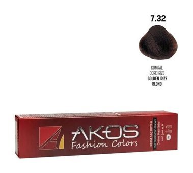 Akos 7.32 Kumral Dore Krem Saç Boyası 60 ml