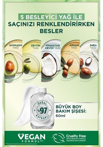 Garnier 1 Siyah Krem Saç Boyası