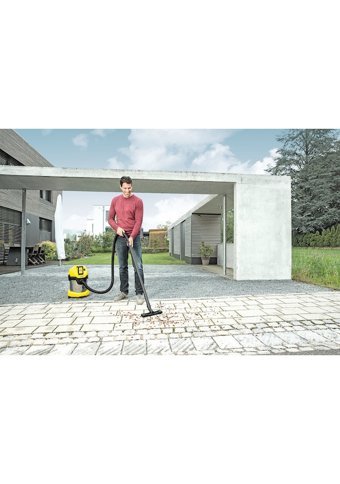 Karcher WD 3 Battery Premium 300 W Dikey Toz Torbalı Süpürge Sarı - Siyah