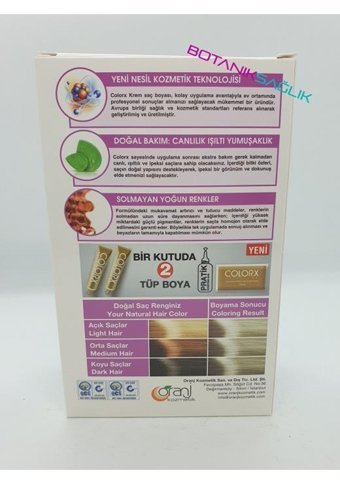 Colorx 10.2 Açık Extra Küllü Sarı Krem Saç Boyası