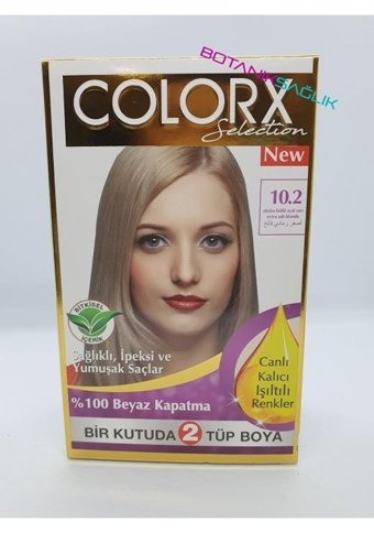 Colorx 10.2 Açık Extra Küllü Sarı Krem Saç Boyası