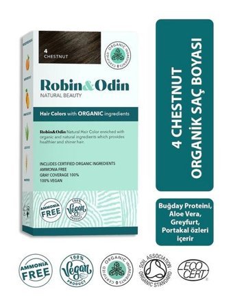 Robin & Odin 4 Chestnut Likit Saç Boyası