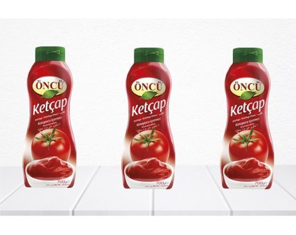 Öncü Acısız Ketçap 3 x 700 gr