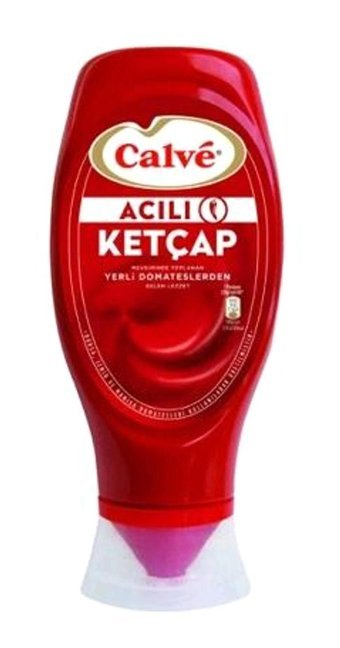 Calve Acılı Ketçap 24 x 400 gr
