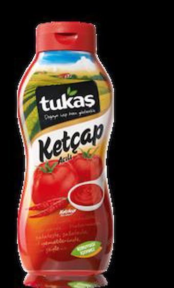 Tukaş Acılı Ketçap 24 x 650 gr
