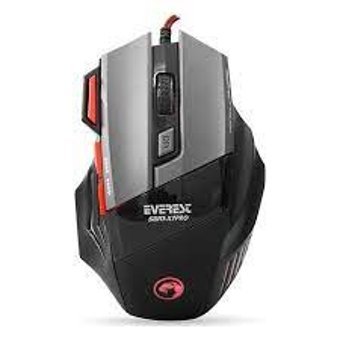 Everest SGM-X7 PRO RGB Yatay Makrolu Kablolu Siyah Optik Gaming Mouse