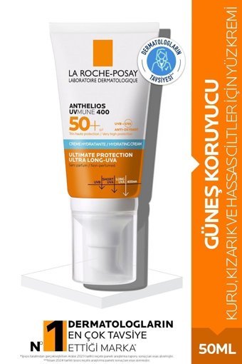 La Roche-Posay Anthelios Uvmune 50+ Faktör Güneş Yağı 50 ml