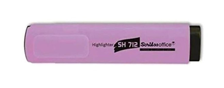 Scrikss Sh712 12'li Pastel Lila Fosforlu Kalem Seti
