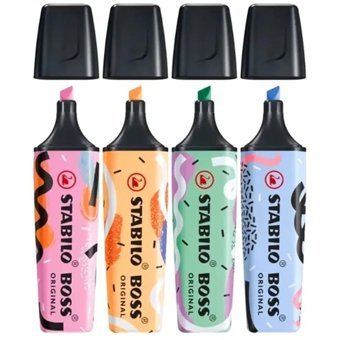 Stabilo By Ju Schnee 4'lü Neon Renkli Fosforlu Kalem Seti