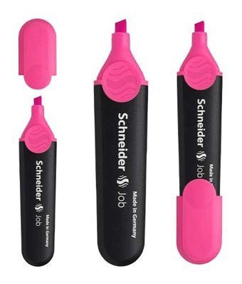Schneider Neon Pembe Fosforlu Kalem
