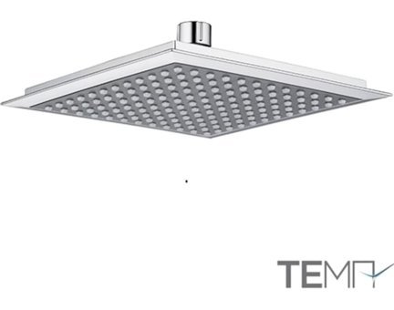 Tema Quadro Krom Ankastre Kare Yağmur Tepe Duş Başlığı Gümüş