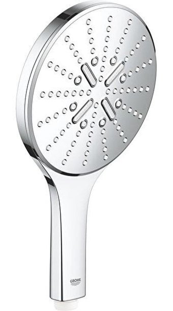 Grohe Smartactive 150 Krom 3 Fonksiyonlu Tazyikli Arıtmalı Tasarruflu Yuvarlak Yağmur El Duş Başlığı Gümüş