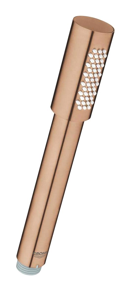 Grohe Sena Stick 28341000 Krom Tazyikli Arıtmalı Tasarruflu Yuvarlak Sprey El Duş Başlığı Altın