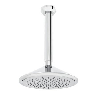 Vitra Liquid A45750 Pirinç Yuvarlak Yağmur Tepe Duş Başlığı Gümüş