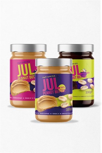 Patiswiss Jul Yer Fıstığı Ezmesi 3x300 gr
