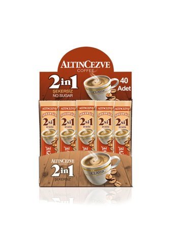 Altıncezve 2'si 1 Arada Sade 13 gr 40 Adet Hazır Kahve