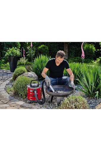 Einhell TC-AV 1720 DW 1250 W Dikey Toz Torbalı Süpürge Kırmızı