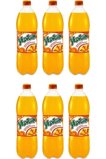 Yedigün Portakallı Pet Gazoz 6 Adet 1.5 lt