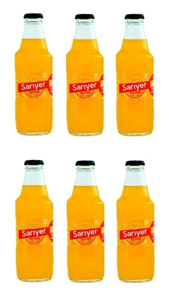 Sarıyer Portakallı Şişe Gazoz 6 Adet 200 ml